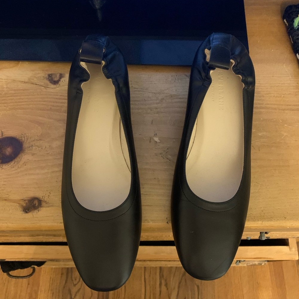 Everlane The Day Glove Black Ballet Flats Sz 9